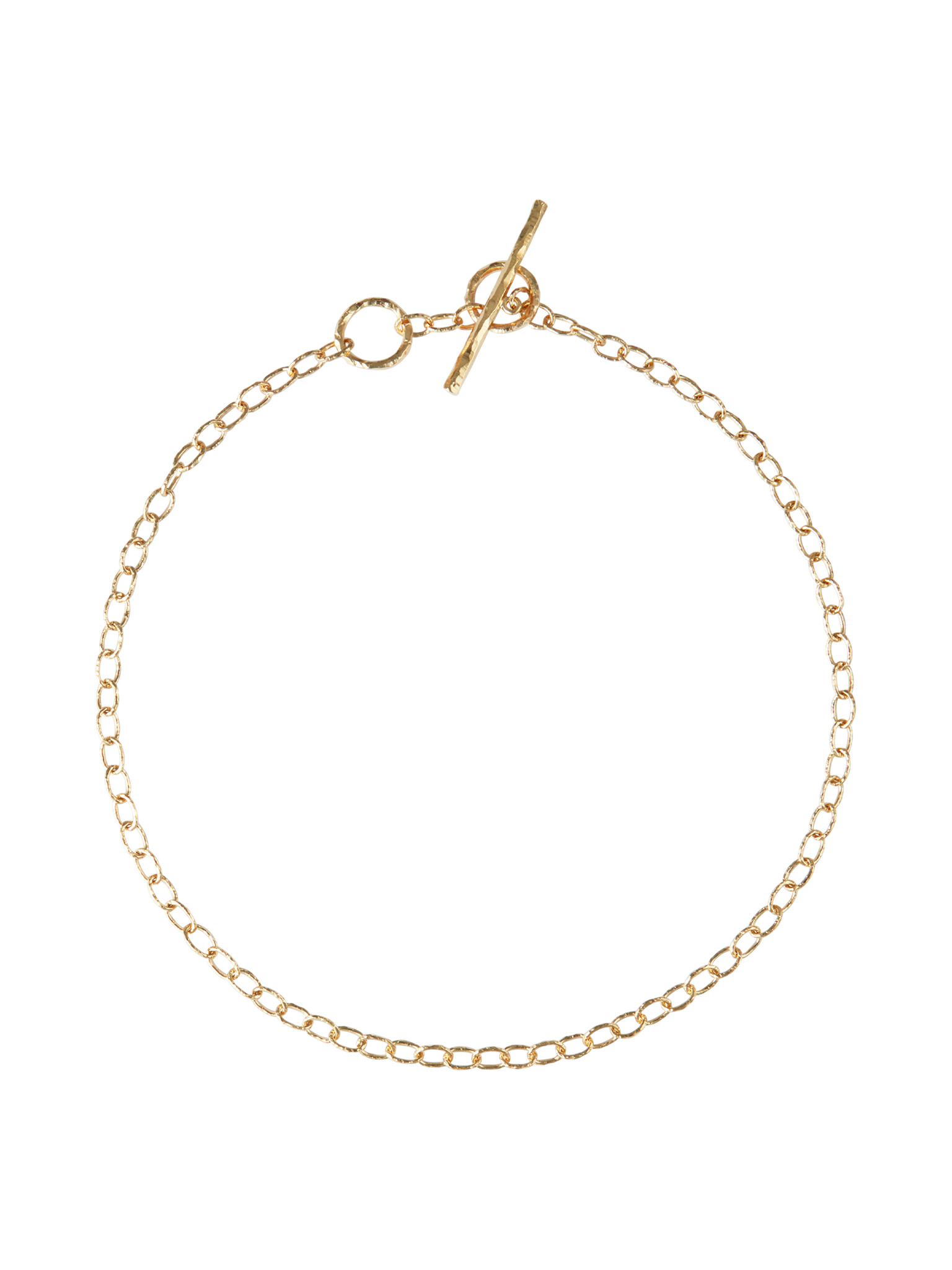 T - chain in 18k yellow gold